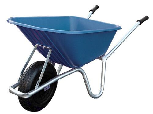 Big Mucker Blue Wheelbarrow