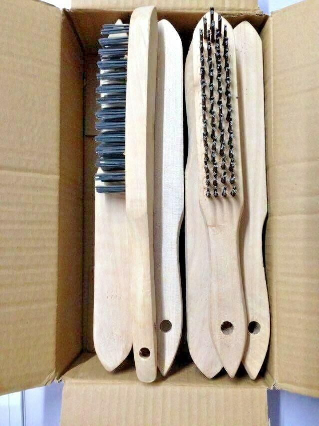 4 Row Heavy Duty Wire Brush Boxed