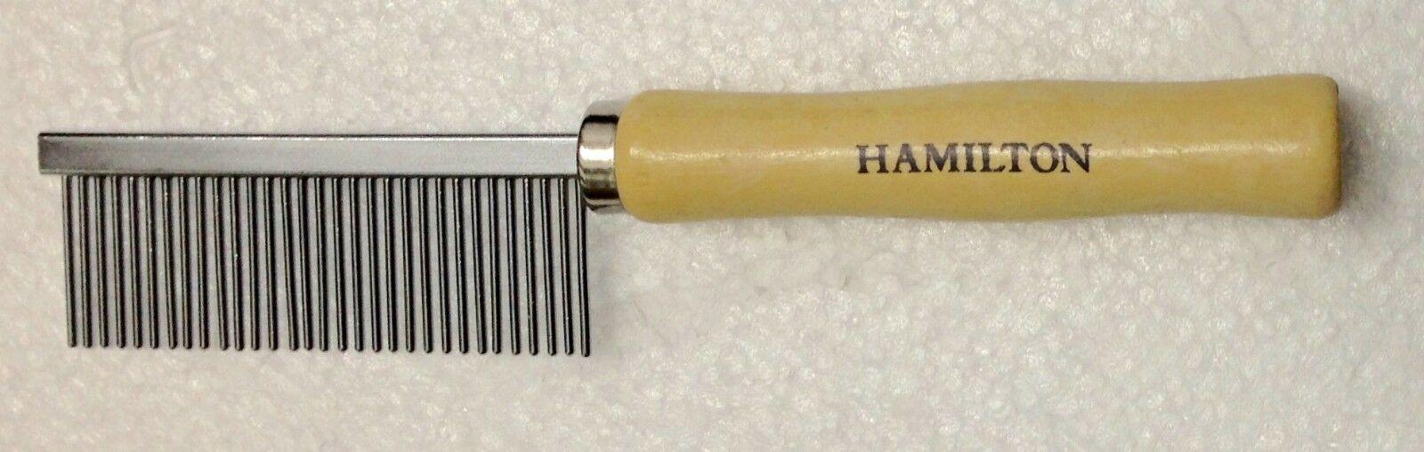 Hamilton comb for paint brush bristle cleaning