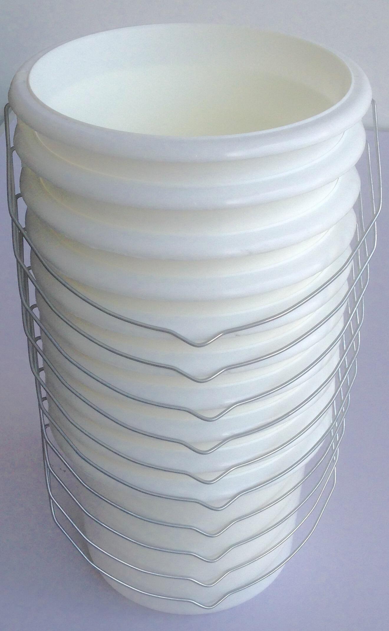 1 Litre Plastic Paint Kettle with wire handle Pack of 5