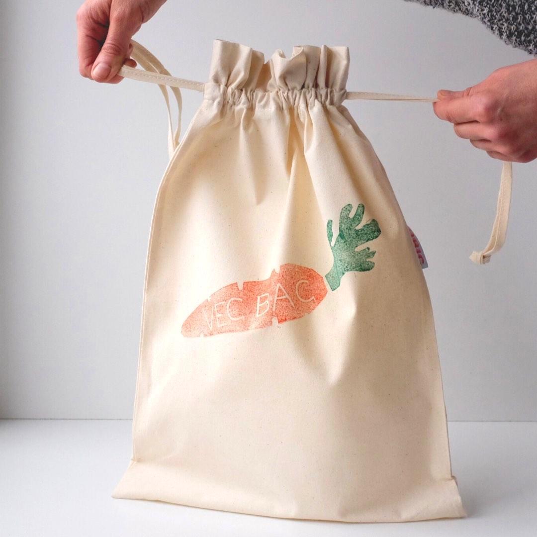 Cotton Vegetable Bag | Reusable, Organic & Handmade Vegetable Bag UK