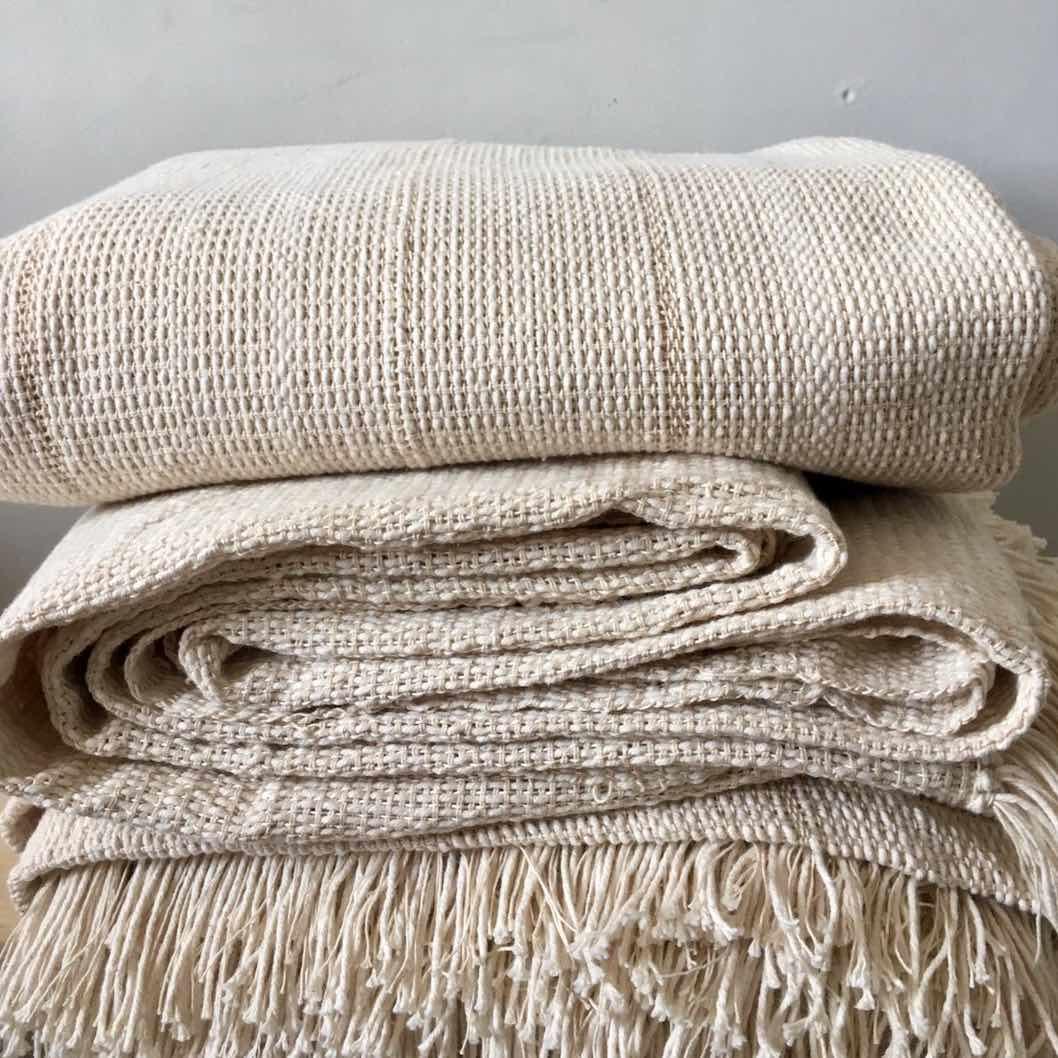 Hand Woven Cotton Throw | Sustainable & Ethical Artisan Blanket