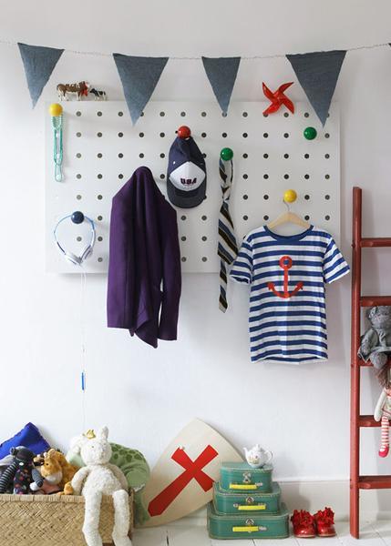 White Pegboard - Home or Retail Pegboard Display - Made in London