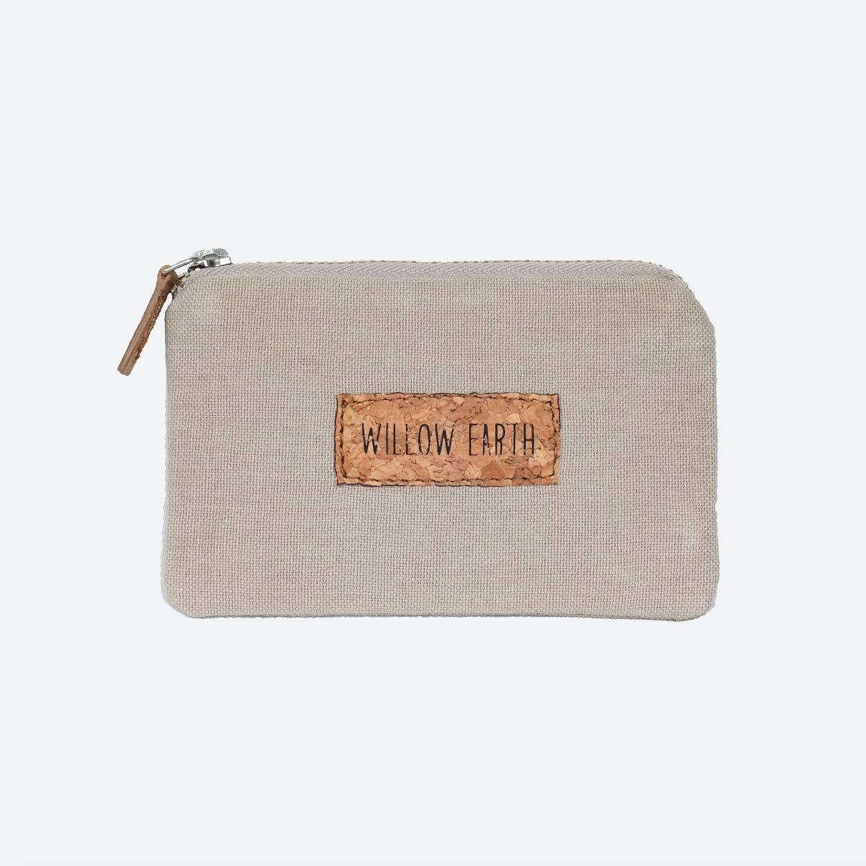 Canvas Coin Purse | Sustainable & Vegan Cotton Purse | Willow Earth