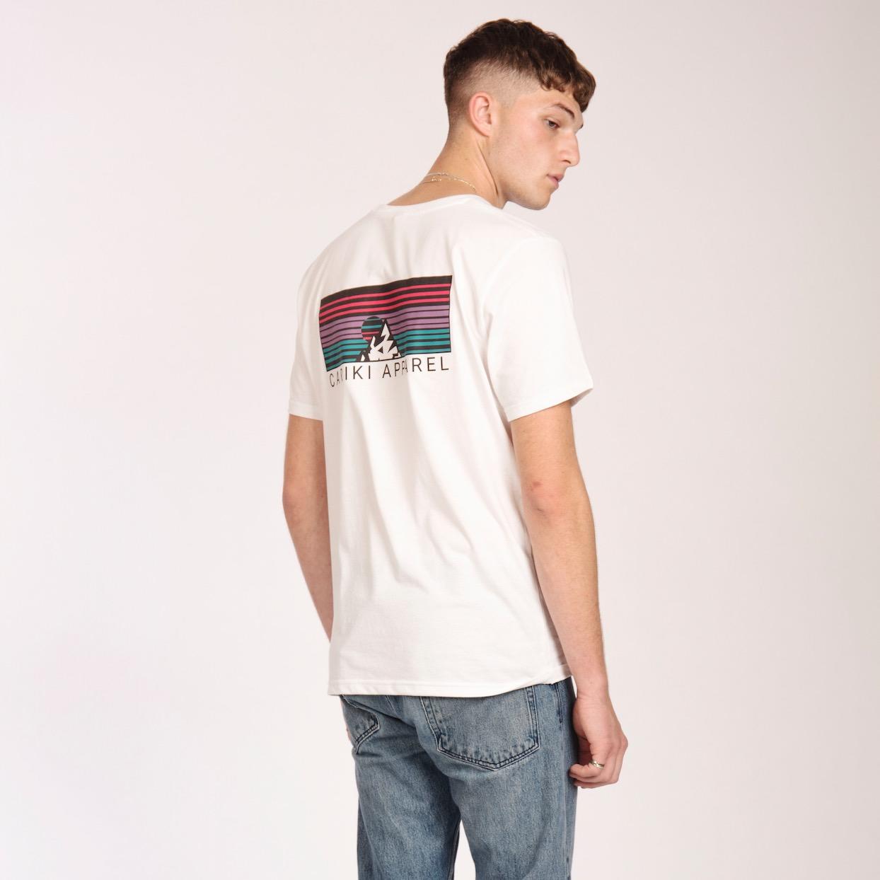 Men's Eco Friendly T Shirt | White Sustainable Cotton Tee For Him