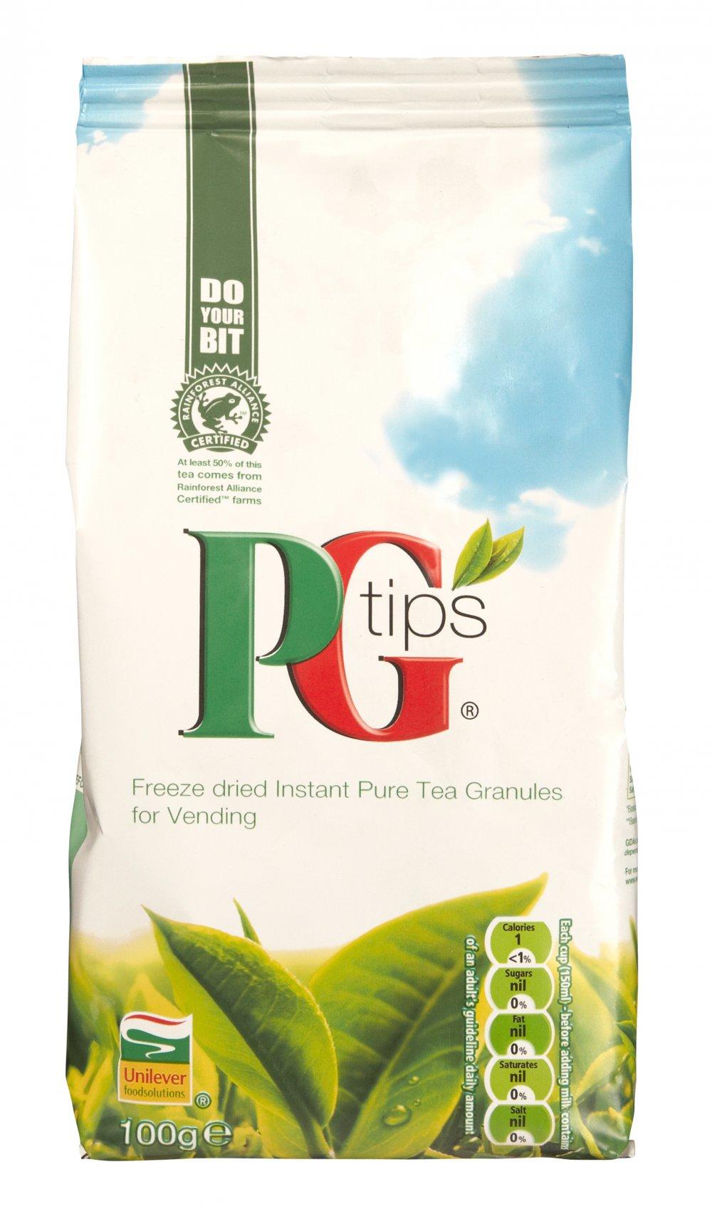 PG Tips Freeze-dried Tea Granules 10x100g