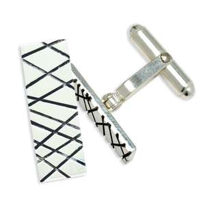 Silver cufflinks CL13B