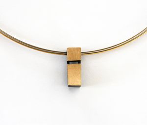 MANU Silver, 22ct & Tourmaline Necklace MU1322