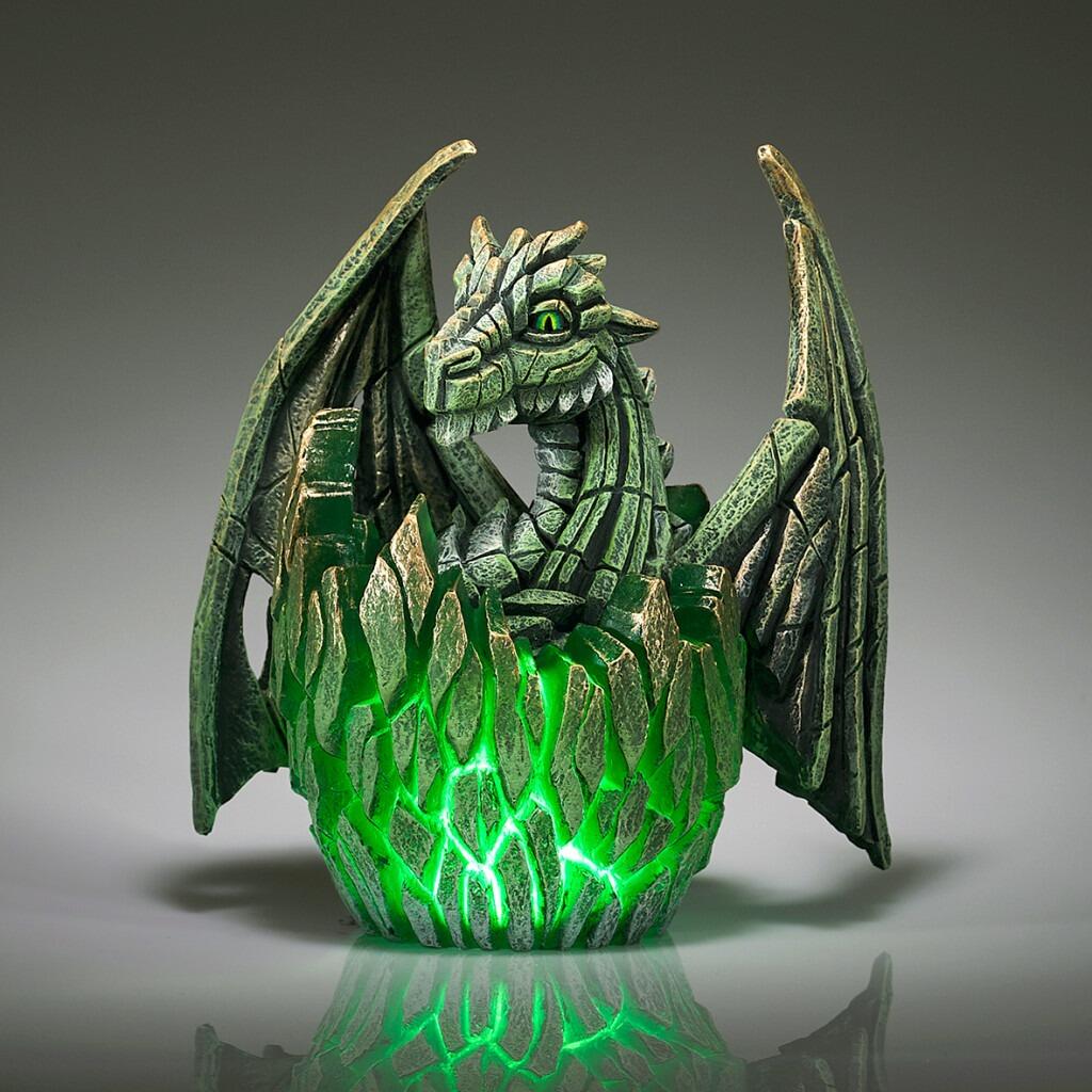 Dragon Egg Illumination - Green - EDGE Sculpture EDL01G - Matt Buckley