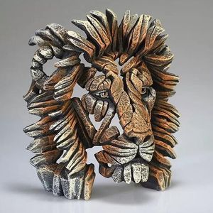 Lion Bust Miniature - Savannah EDMIN01 EDGE sculpture by Matt Buckley