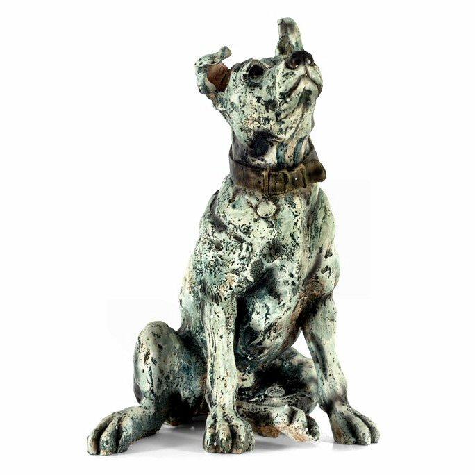 Ever Hopeful - Dog Sculpture by April Shepherd - DeMontfort SSHP010