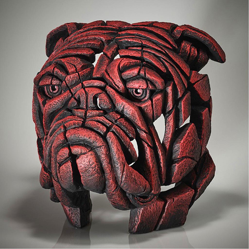 Bulldog Bust - Tommy K - EDGE Sculpture EDB13R