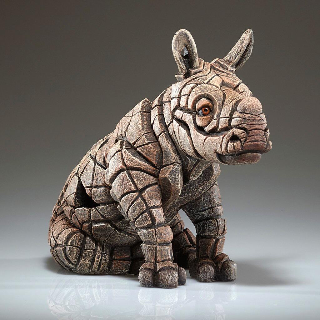White Rhinoceros Calf - EDGE Sculpture ED48 - Matt Buckley