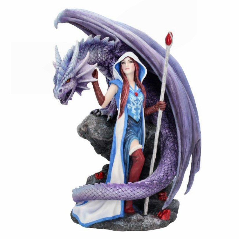 Dragon Mage - Dragon Figurine - Nemesis Now B4448N9