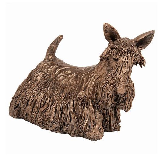 Bonnie the Scottie - Bronze Dog Sculpture - Veronica Ballan VB083