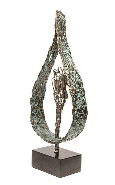 Connection - Bronze Sculpture by Jennine Parker - DeMontfort SPAK030