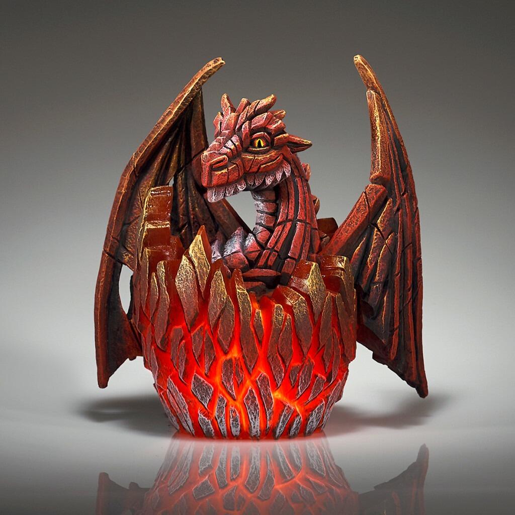 Dragon Egg Illumination - Red - EDGE Sculpture EDL01R - Matt Buckley