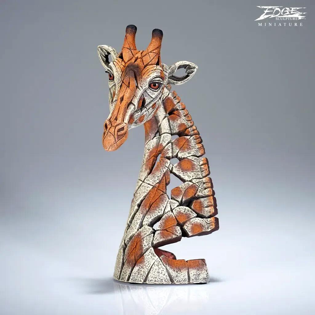 Giraffe Bust Miniature EDMIN09 EDGE sculpture by Matt Buckley