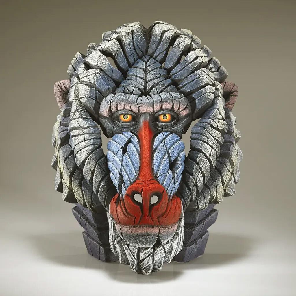 Mandrill Bust - EDGE Sculpture EDB34