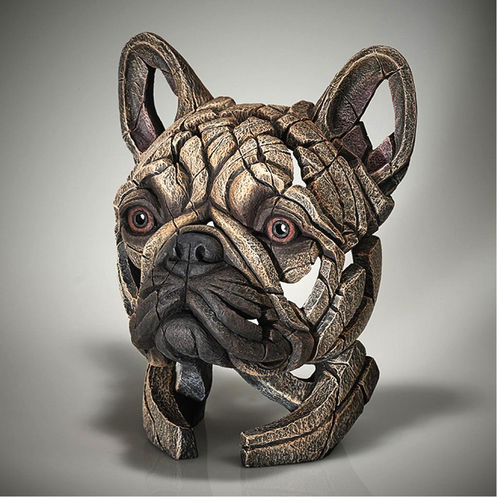 French Bulldog Bust - Fawn - EDGE Sculpture EDB28F