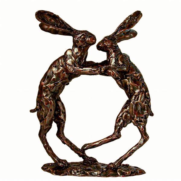 Boxing Hares - medium (PJ038) by Paul Jenkins