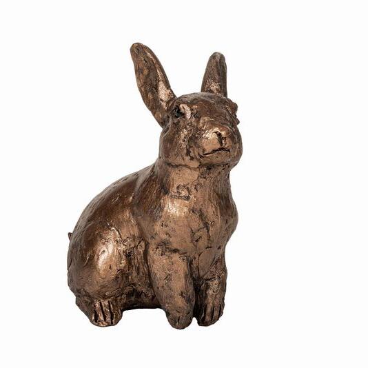 Rabbit Alert - Bronze Sculpture - Thomas Meadows TM079
