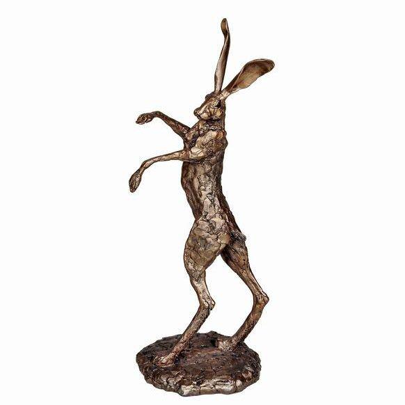 Hyacinth dancing Hare (S186) Bronze Sculpture by Paul