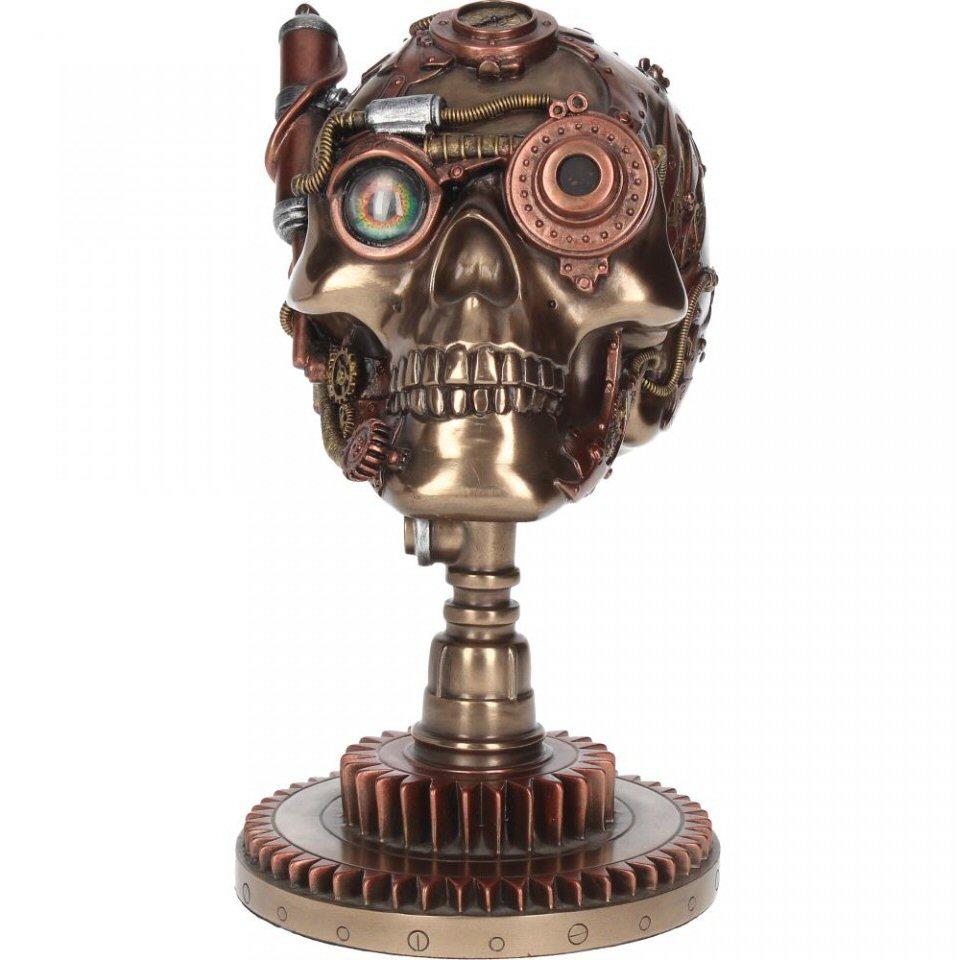 Bionic Ocular Receiver (d1172d5) - steampunk skull sculpture