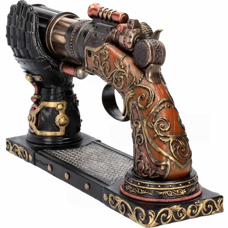 Nock's High-Powered Steam Gun (c2440g6) - steampunk sculpture