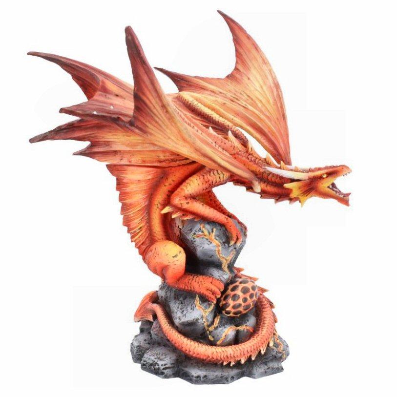 Adult Fire Dragon - Dragon Figurine - Nemesis Now D4516N9