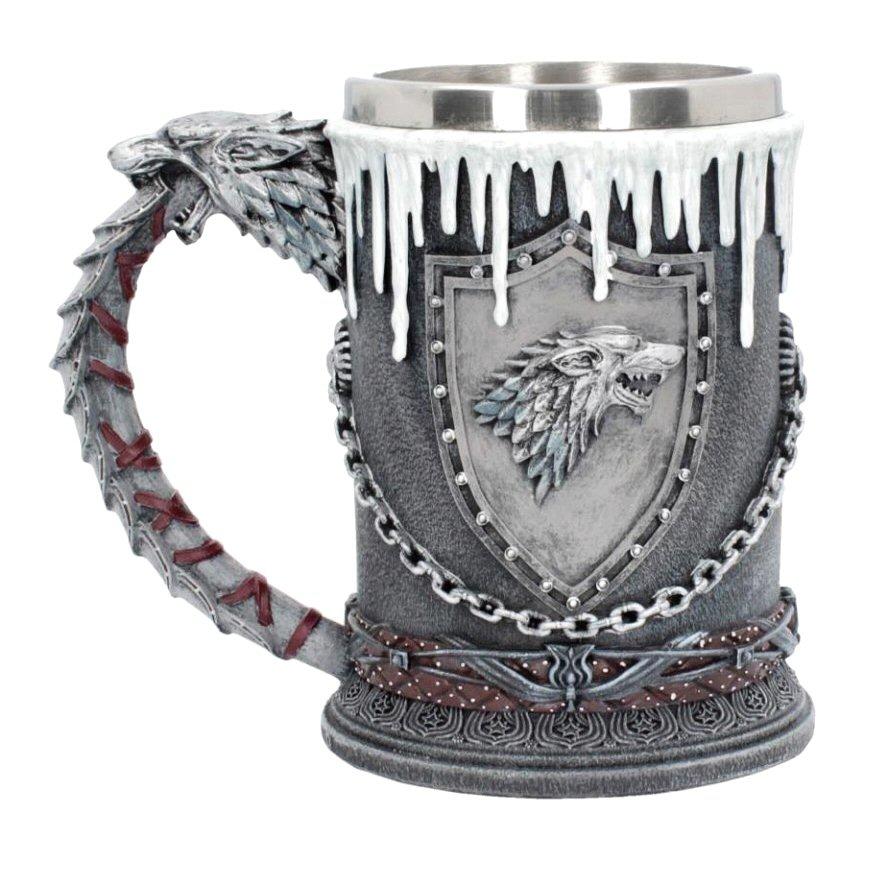 Boxed Nemesis Now Game of Thrones King of the North Collectable Tankard 