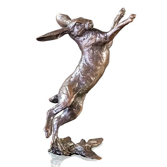 Medium Hares Boxing by Michael Simpson - Bronze Sculpture - 1140