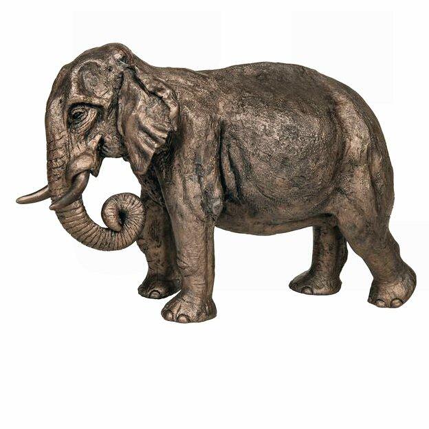 Raja - Indian Elephant - Bronze Sculpture - Harriet Dunn HD112