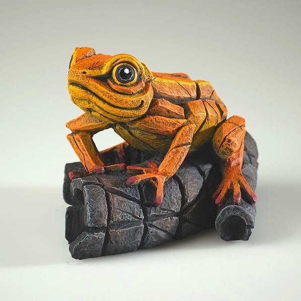 African Tree Frog - Orange - EDGE Sculpture ED43OR - Matt Buckley