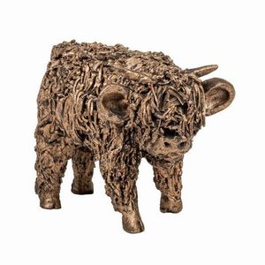 Highland Bull Calf - Bronze Sculpture - Veronica Ballan VB094