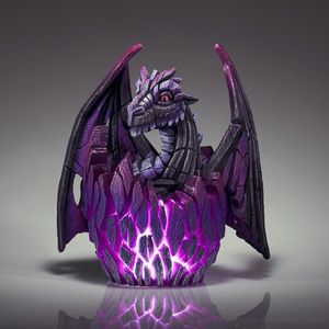 Dragon Egg Illumination - Black - EDGE Sculpture EDL01K - Matt Buckley
