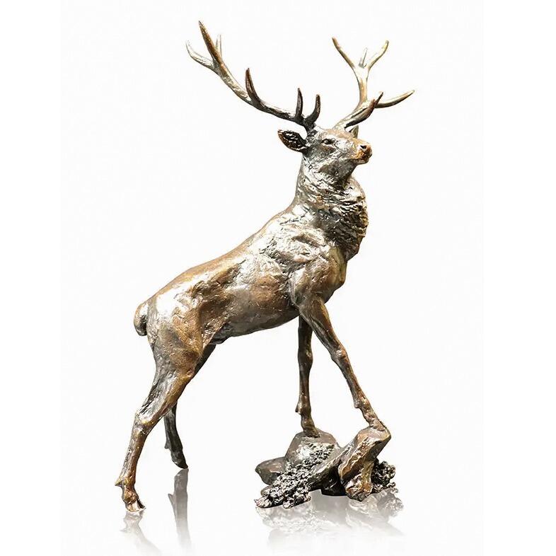 Highland Mist - Michael Simpson - Solid Bronze Stag Sculpture - 1047