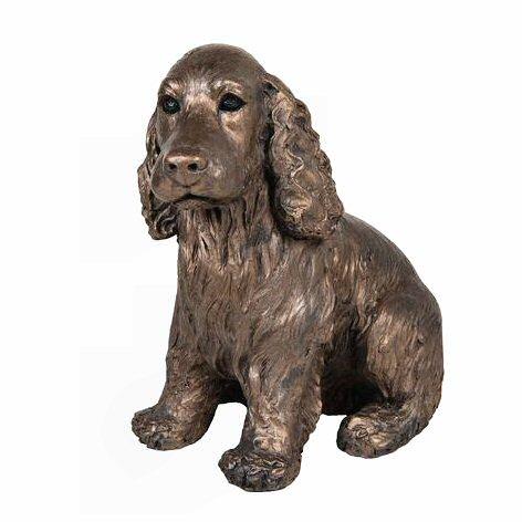 Ruby - Cocker Spaniel puppy - Bronze Sculpture - Adrian Tinsley AT044
