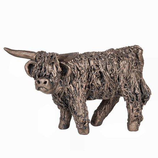Angus Highland Bull - MINIMA Bronze Sculpture - Veronica Ballan VBM003
