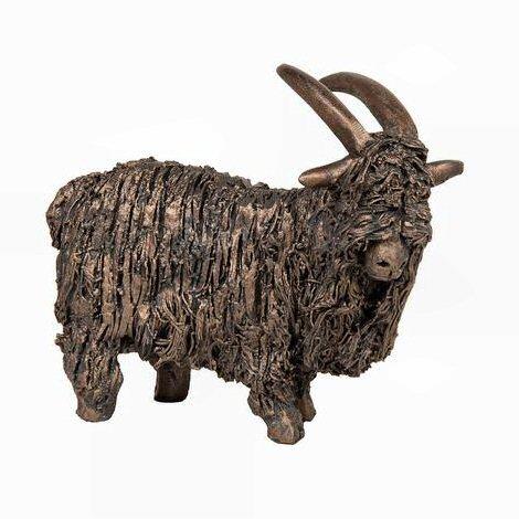Feral Goat Standing - MINIMA Bronze Sculpture - Veronica Ballan VBM008