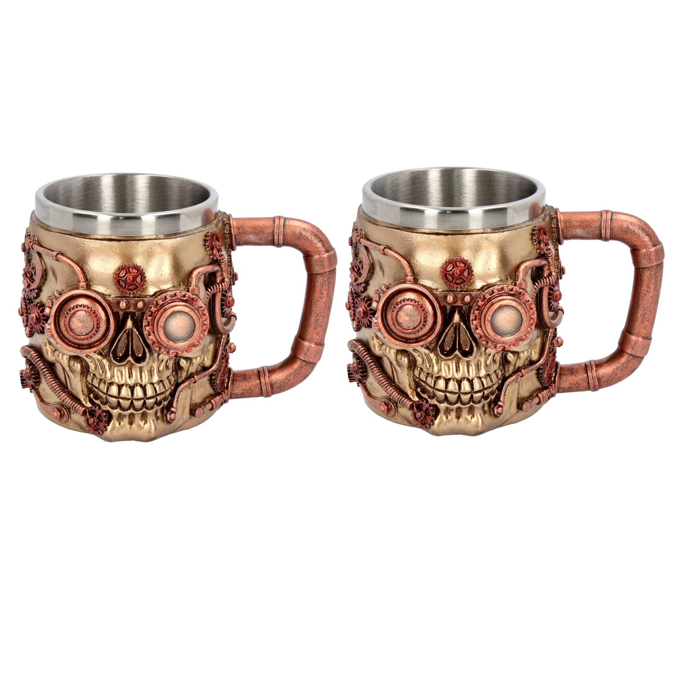 Steaming Tankard - Set of 2 - Nemesis Now U3529J7