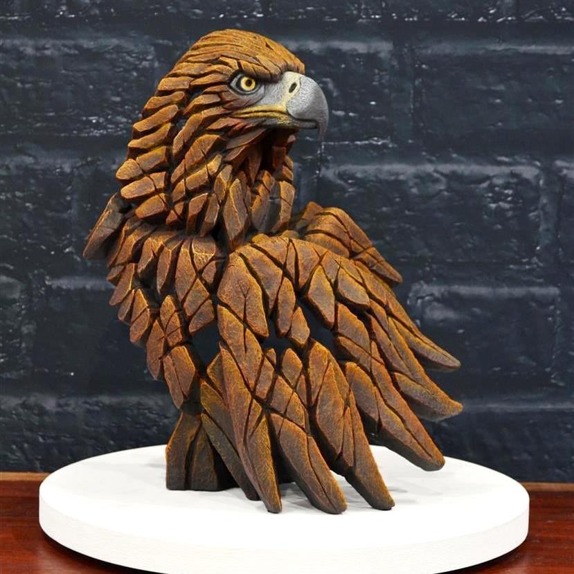 Eagle Bust - Golden - EDGE Sculpture EDB23G