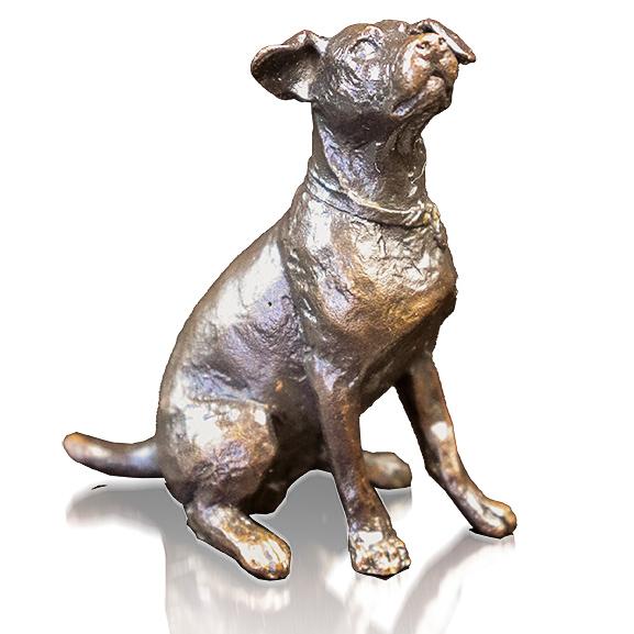Jack Russell Sitting by Michael Simpson - Bronze Sculpture - Small 1121