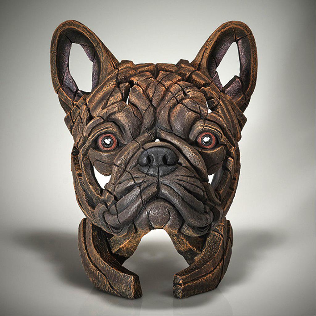 French Bulldog Bust - Brindle - EDGE Sculpture EDB28BR