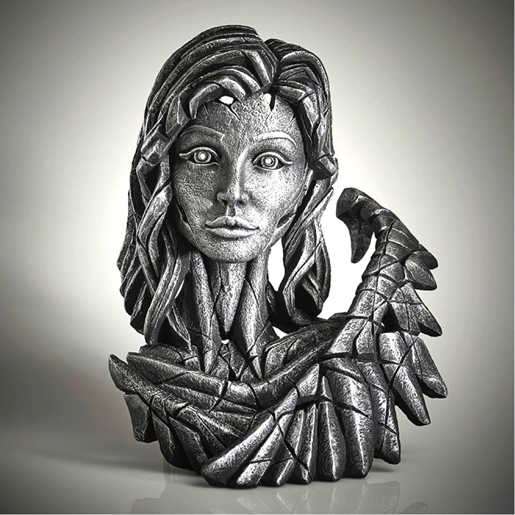 Angel Bust - Silver Spirit - EDGE Sculpture EDB25S