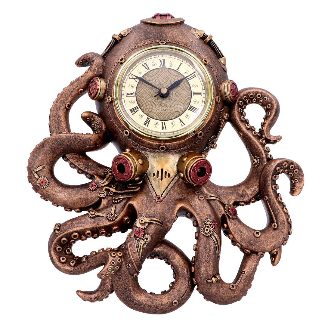 Octoclock - Steampunk Octopus Clock - Nemesis Now U4765P9