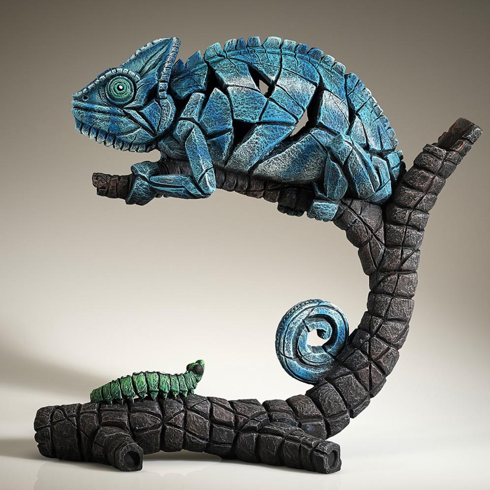 Chameleon - Blue - EDGE Sculpture ED42BL - Matt Buckley