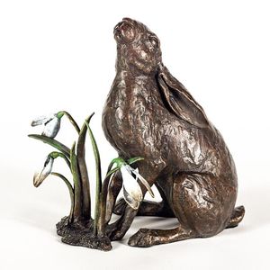 Spring Gaze - Hare Sculpture by Michael Simpson - DeMontfort SSIP017