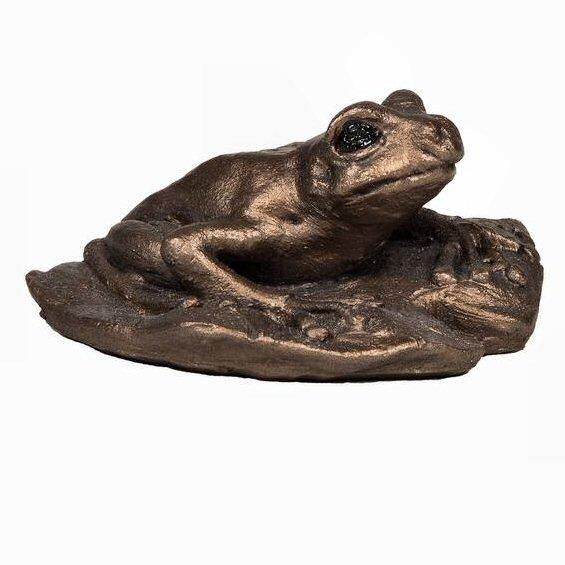 Ferdinand the Frog - MINIMA Bronze Sculpture - Wendy Harrison  WHM001