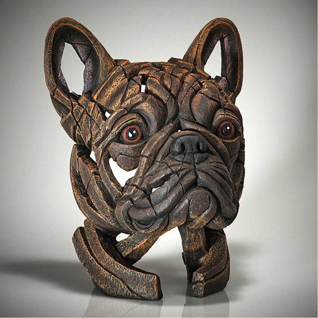 French Bulldog Bust - Brindle - EDGE Sculpture EDB28BR